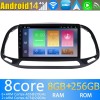 Fiat Doblo Radio Estéreo de Coche Android 14 con Navegador GPS [8G+256G] Bluetooth USB DAB DSP 4G WiFi Cámaras 360° CarPlay - 9" Android 14.0 Autoradio Navegación GPS Reproductor de DVD Multimedia para Fiat Doblo (2015-2019)