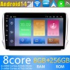 Peugeot 2008 Radio Estéreo de Coche Android 14 con Navegador GPS [8G+256G] Bluetooth USB DAB DSP 4G WiFi Cámaras 360° CarPlay - 10" Android 14.0 Autoradio Navegación GPS Reproductor de DVD Multimedia para Peugeot 2008 (2013-2020)