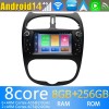 Peugeot 206 Radio Estéreo de Coche Android 14 con Navegador GPS [8G+256G] Bluetooth USB DAB DSP 4G WiFi Cámaras 360° CarPlay - Android 14.0 Autoradio Navegación GPS Reproductor de DVD Multimedia para Peugeot 206 (2000-2016)