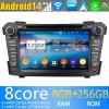 Hyundai i40 Radio de Coche Android 13.0 con 8GB+128GB Bluetooth Navegación GPS Control Volante DAB USB 4G WiFi OBD2 CarPlay - 7" Android 13.0 Autoradio Reproductor de DVD Multimedia para Hyundai i40 (2011-2019)