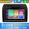 Citroën Jumper Radio Estéreo de Coche Android 14 con Navegador GPS [8G+256G] Bluetooth USB DAB DSP 4G WiFi Cámaras 360° CarPlay - 7" Android 14.0 Autoradio Navegación GPS Reproductor de DVD Multimedia para Citroën Jumper (2006-2015)