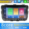 Kia Sorento Radio Estéreo de Coche Android 14 con Navegador GPS [8G+256G] Bluetooth USB DAB DSP 4G WiFi Cámaras 360° CarPlay - 8" Android 14.0 Autoradio Navegación GPS Reproductor de DVD Multimedia para Kia Sorento (2013-2015)