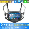 Chevrolet Cruze Radio Estéreo de Coche Android 14 con Navegador GPS [8G+256G] Bluetooth USB DAB DSP 4G WiFi Cámaras 360° CarPlay - 8" Android 14.0 Autoradio Navegación GPS Reproductor de DVD Multimedia para Chevrolet Cruze (2012-2015)