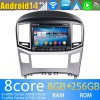 Hyundai H-1 Radio de Coche Android 13.0 con 8GB+128GB Bluetooth Navegación GPS Control Volante DAB USB 4G WiFi OBD2 CarPlay - 8" Android 13.0 Autoradio Reproductor de DVD Multimedia para Hyundai H-1 (2016-2019)