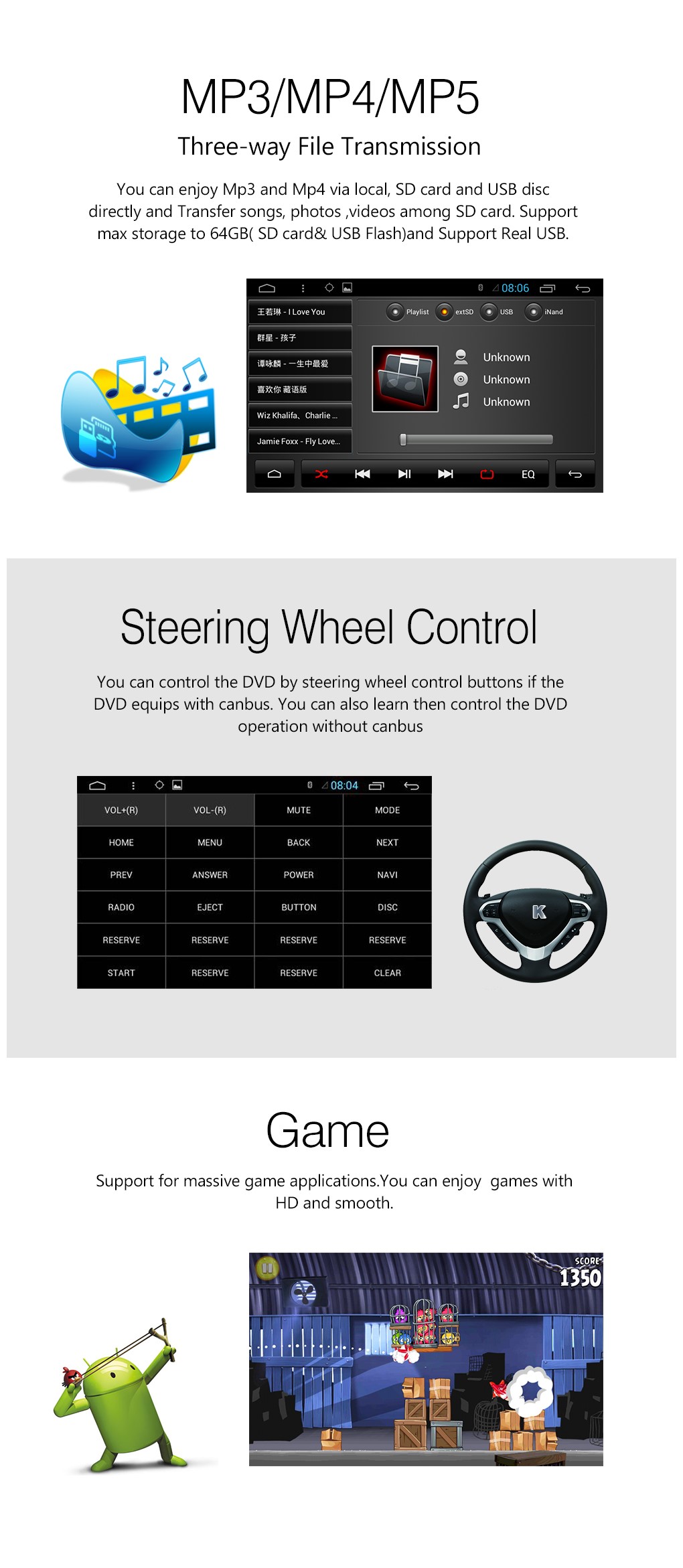 Android 6.0 para BMW M3 (2003-2013)-3